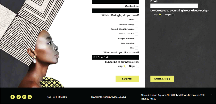 Newsletter design